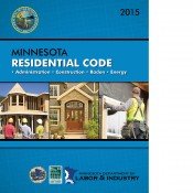 Imagen de archivo de 2015 Minnesota Residential Code, Chapter 1309 a la venta por Better World Books
