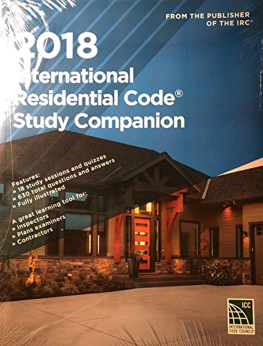 Imagen de archivo de 2018 International Residential Code Study Companion a la venta por HPB-Red