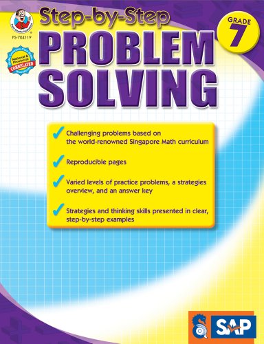 Imagen de archivo de Step-by-Step Problem Solving, Grade 7 (Singapore Math) a la venta por GoldenDragon