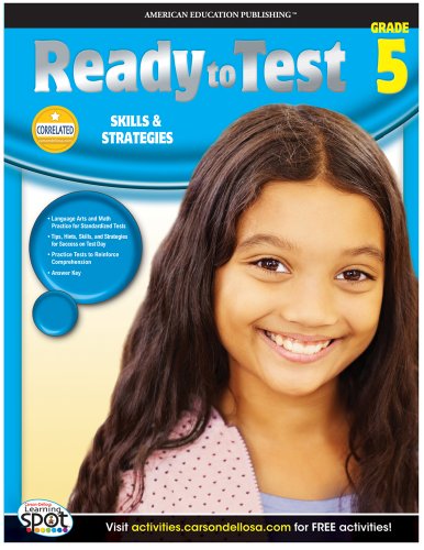 9781609965372: Ready to Test, Grade 5: Skills & Strategies