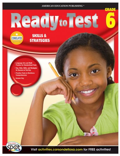 9781609965389: Ready to Test, Grade 6: Skills & Strategies