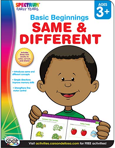 Same & Different, Grades Preschool - K (Basic Beginnings) (9781609968885) by Spectrum