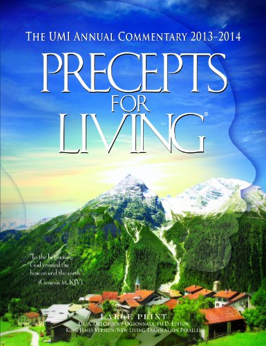 Stock image for Precepts for Living 2013-2014 Annual Commentary Large Print Edition for sale by ThriftBooks-Dallas