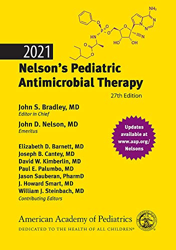 Beispielbild fr 2021 Nelsons Pediatric Antimicrobial Therapy zum Verkauf von suffolkbooks