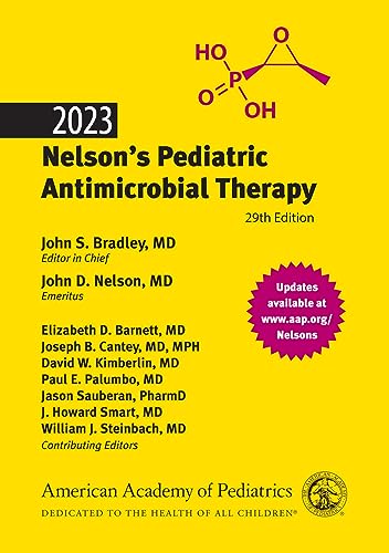 Beispielbild fr 2023 Nelson  s Pediatric Antimicrobial Therapy zum Verkauf von BooksRun