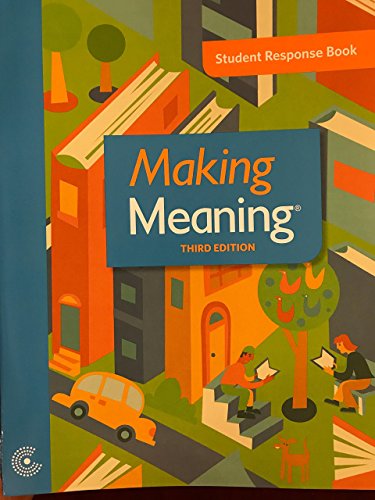 Stock image for Making Meaning, Third Edition, Student Response Book, Grade 1 for sale by Better World Books