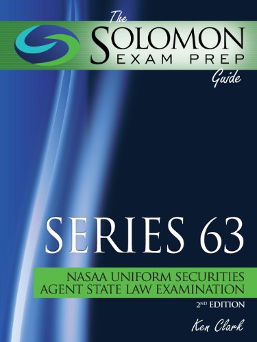 Stock image for The Solomon Exam Prep Guide: Series 63 - Nasaa Uniform Securities Agent State Law Examination for sale by SecondSale