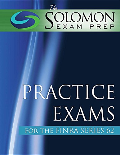 Stock image for The Solomon Exam Prep Practice Exams for the Finra Series 62 for sale by moluna