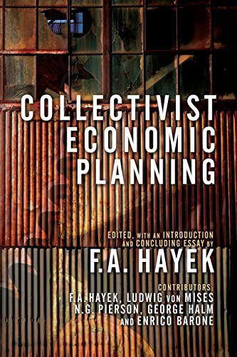 Imagen de archivo de Collectivist Economic Planning a la venta por ZBK Books