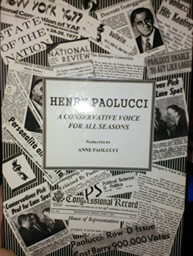 9781610170697: Henry Paolucci a Conservative Voice for All Seasons