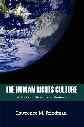Beispielbild fr The Human Rights Culture: A Study in History and Context zum Verkauf von Anybook.com
