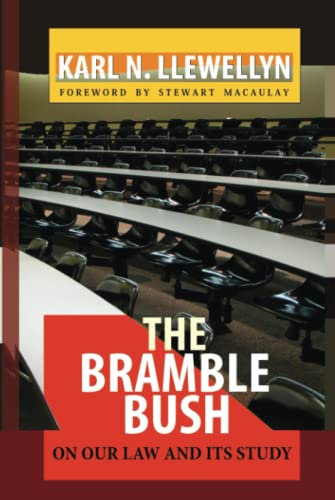 Beispielbild fr The Bramble Bush: On Our Law and Its Study zum Verkauf von HPB Inc.