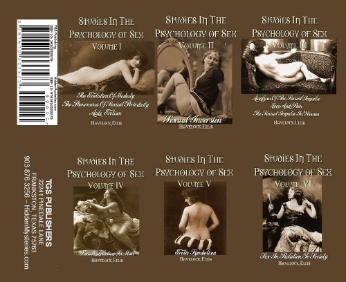 9781610333573: Studies in the Psychology of Sex ; Entire Set, Volumes 1-6