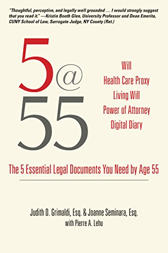 Beispielbild fr 5@55: The 5 Essential Legal Documents You Need by Age 55 zum Verkauf von SecondSale