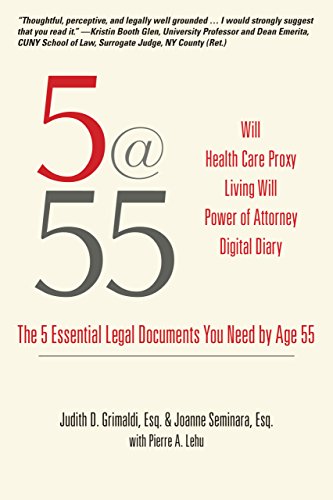 Stock image for 5@55: The 5 Essential Legal Documents You Need by Age 55 for sale by SecondSale