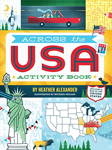 9781610676854: Across the USA Activity Book Paperback Heather Alexander