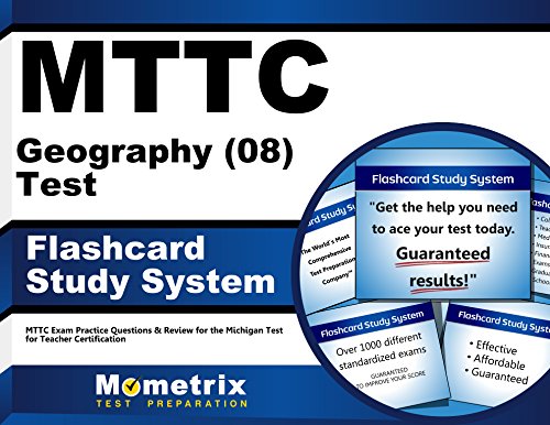 9781610721240: Mttc Geography 08 Test Flashcard Study System: Mttc Exam Practice Questions & Review for the Michigan Test for Teacher Certification