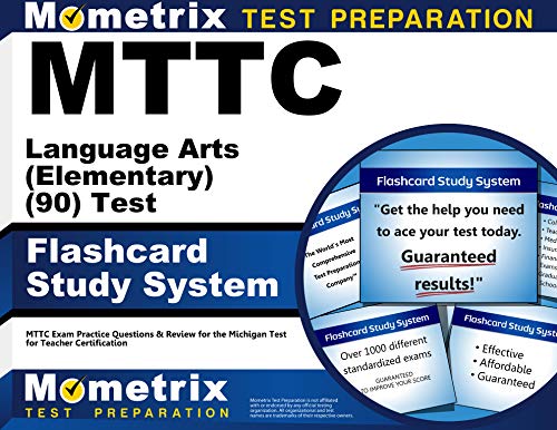 Beispielbild fr MTTC Language Arts (Elementary) (90) Test Flashcard Study System: MTTC Exam Practice Questions & Review for the Michigan Test for Teacher Certification (Cards) zum Verkauf von Books Unplugged