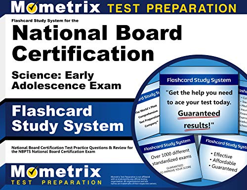 9781610722230: Flashcard Study System for the National Board Certification Science: Early Adolescence Exam: National Board Certification Test Practice Questions & ... National Board Certification Exam (Cards)