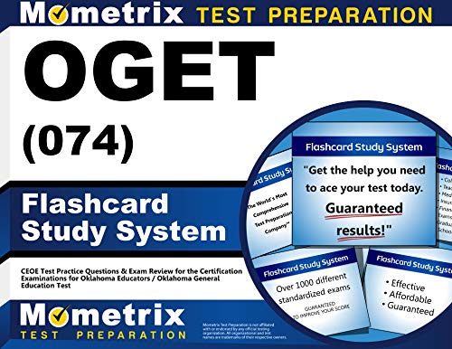 Beispielbild fr OGET (074) Flashcard Study System: CEOE Test Practice Questions & Exam Review for the Certification Examinations for Oklahoma Educators / Oklahoma General Education Test (Cards) zum Verkauf von SecondSale