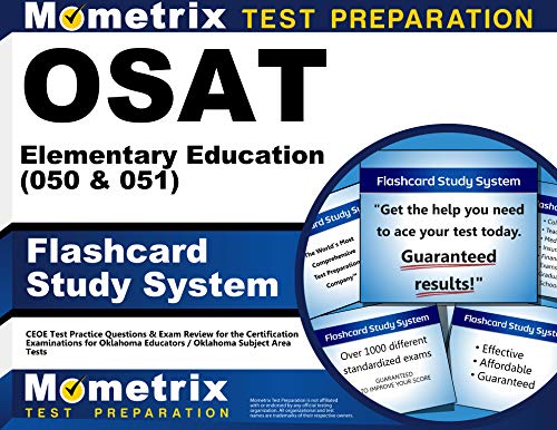 Stock image for OSAT Elementary Education (050 & 051) Flashcard Study System: CEOE Test Practice Questions & Exam Review for the Certification Examinations for Oklahoma Educators / Oklahoma Subject Area Tests (Cards) for sale by GF Books, Inc.