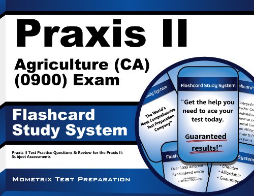 9781610725859: Praxis II Agriculture Ca 0900 Exam Flashcard Study System: Praxis II Test Practice Questions & Review for the Praxis Ii: Subject Assessments