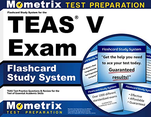 Stock image for Flashcard Study System for the TEAS V Exam: TEAS Test Practice Questions & Review for the Test of Essential Academic Skills (Cards) for sale by GF Books, Inc.