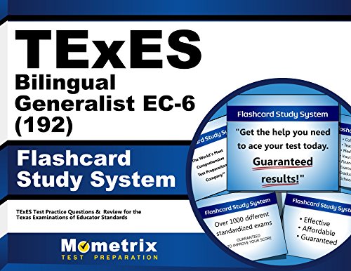 Stock image for TExES Bilingual Generalist EC-6 (192) Flashcard Study System: TExES Test Practice Questions & Review for the Texas Examinations of Educator Standards (Cards) for sale by HPB-Diamond