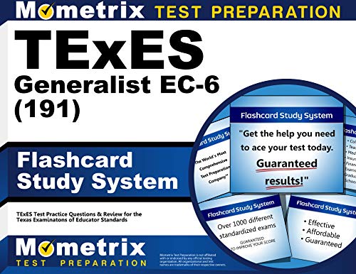 Stock image for TExES Generalist EC-6 (191) Flashcard Study System: TExES Test Practice Questions & Review for the Texas Examinations of Educator Standards (Cards) for sale by HPB-Red