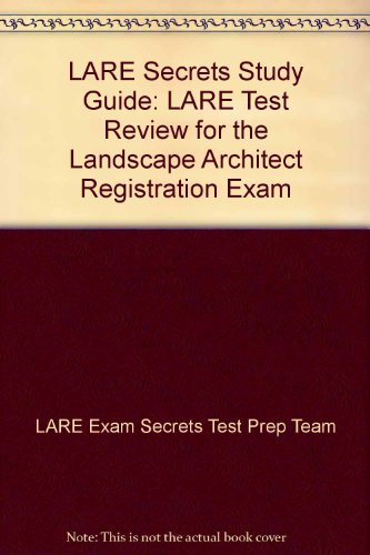 9781610735056: LARE Secrets Study Guide: LARE Test Review for the Landscape Architect Registration Exam