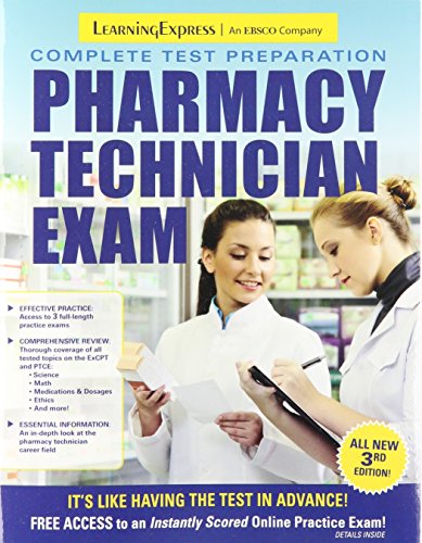 Beispielbild fr Pharmacy Technician Exam zum Verkauf von Better World Books