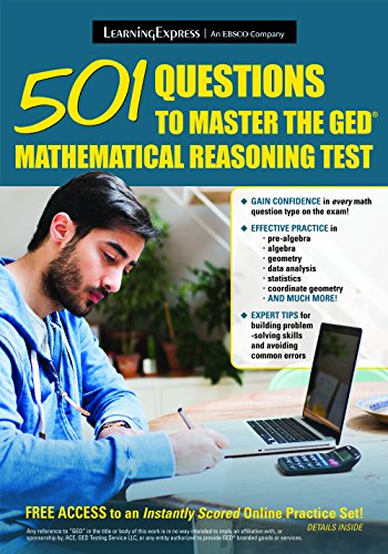 Beispielbild fr 501 Questions to Master the GED Mathematical Reasoning Test zum Verkauf von Buchpark