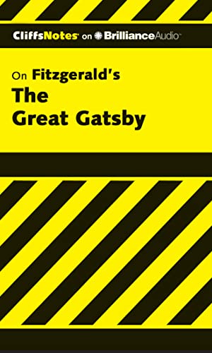 9781611067590: CliffsNotes on Fitzgerald's The Great Gatsby