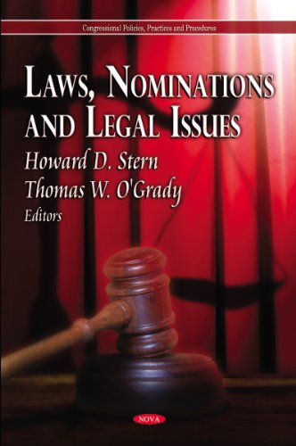 Beispielbild fr Laws, Nominations and Legal Issues zum Verkauf von PBShop.store US