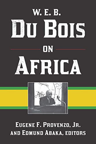 Stock image for W.E.B Du Bois on Africa for sale by Blackwell's