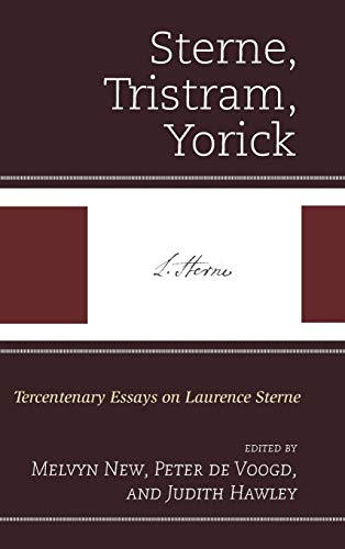 Beispielbild fr Sterne, Tristram, Yorick: Tercentenary Essays on Laurence Sterne zum Verkauf von GF Books, Inc.