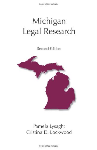 9781611630497: Michigan Legal Research