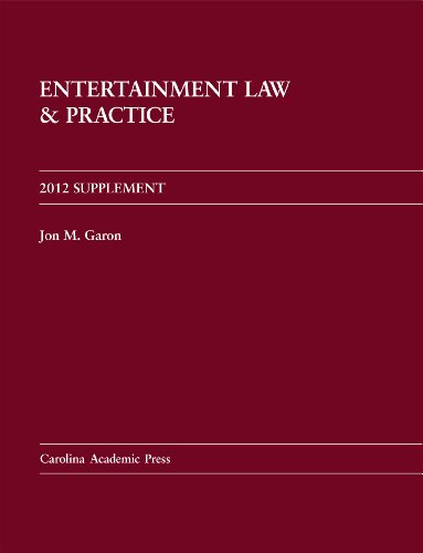Imagen de archivo de Entertainment Law and Practice 2012 Supplement a la venta por HPB-Red