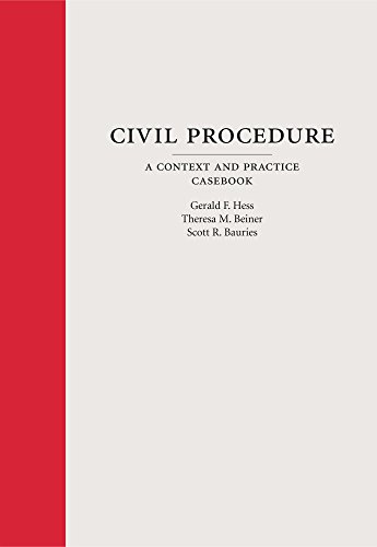 Beispielbild fr Civil Procedure: A Context and Practice Casebook (Context and Practice Series) zum Verkauf von BooksRun