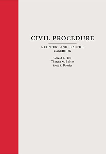 Stock image for Civil Procedure: A Context and Practice Casebook (Context and Practice Series) for sale by One Planet Books