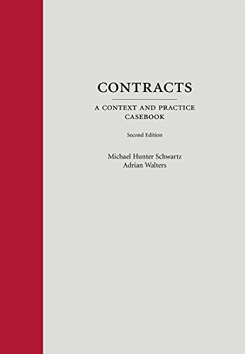 Beispielbild fr Contracts: A Context and Practice Casebook zum Verkauf von BooksRun