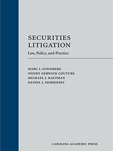 Stock image for Securities Litigation: Law, Policy, and Practice for sale by Book Deals
