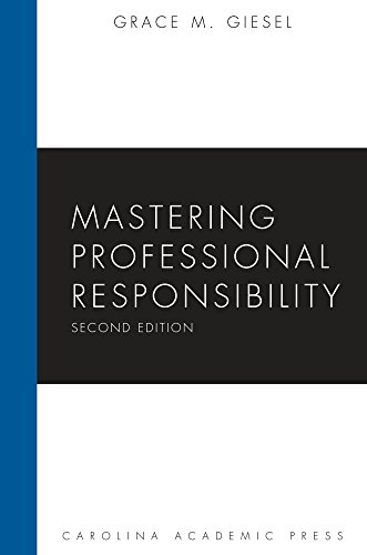 Beispielbild fr Mastering Professional Responsibility (Mastering Series) zum Verkauf von BooksRun