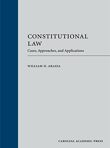 Stock image for Constitutional Law: Cases, Approaches, and Applications for sale by BooksRun