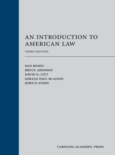 Imagen de archivo de An Introduction to American Law a la venta por Textbooks_Source