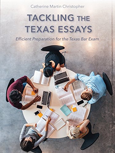 Imagen de archivo de Tackling the Texas Essays: Efficient Preparation for the Texas Bar Exam a la venta por SecondSale