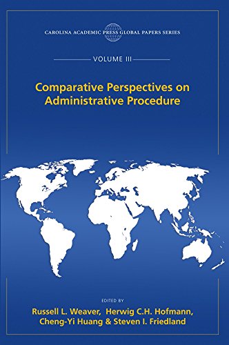 Stock image for Comparative Perspectives on Administrative Procedure: Vol 3 for sale by Revaluation Books