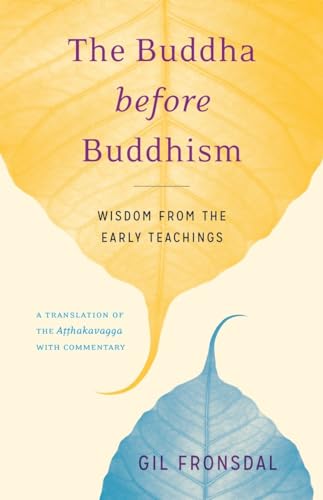 Stock image for The Buddha before Buddhism: Wisdom from the Early Teachings for sale by HPB-Ruby
