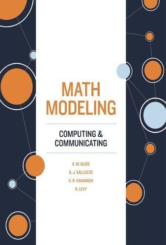 Beispielbild fr Math Modeling: Computing and Communicating zum Verkauf von Half Price Books Inc.