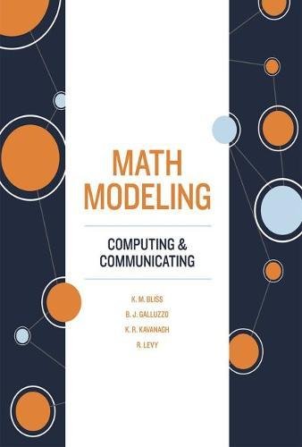 Stock image for Math Modeling: Computing And Communicating for sale by Revaluation Books